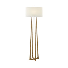 Load image into Gallery viewer, Scala Floor Lamp in Gilded Iron.