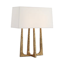 Load image into Gallery viewer, Scala Table Lamp in Gilded Iron (17.75-Inch).