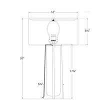 Load image into Gallery viewer, Scala Table Lamp - line drawing.
