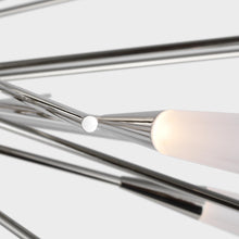 Load image into Gallery viewer, Stellar LED Semi Flush Mount Ceiling Light in Detail.