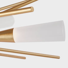 Load image into Gallery viewer, Stellar LED Semi Flush Mount Ceiling Light in Detail.