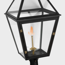 Load image into Gallery viewer, Stratford Outdoor Gas Post Light in Detail.