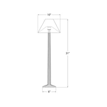 Load image into Gallery viewer, Strie Table Lamp - line drawing.