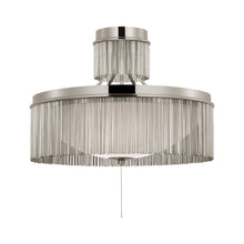 Load image into Gallery viewer, Sutton Flush Mount Ceiling Light in Polished Nickel (21-Inch).