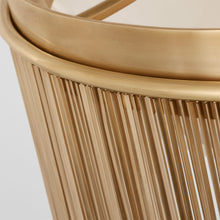 Load image into Gallery viewer, Sutton Flush Mount Ceiling Light in Detail.