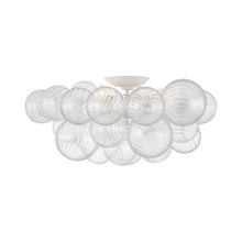 Load image into Gallery viewer, Talia Semi Flush Mount Ceiling Light in Plaster White (4-Light).