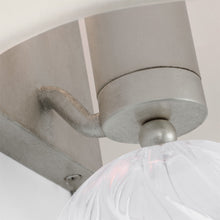Load image into Gallery viewer, Talia Swirled Glass Wall Light in Detail.