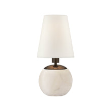 Load image into Gallery viewer, Terri Table Lamp in Alabaster (11.5-Inch).