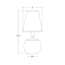 Load image into Gallery viewer, Terri Table Lamp - line drawing.
