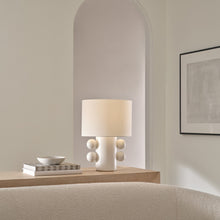 Load image into Gallery viewer, Tiglia LED Table Lamp in living room.
