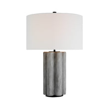 Load image into Gallery viewer, Vellig Table Lamp in Oyster Stained Concrete.