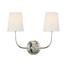 Load image into Gallery viewer, Vendome Wall Light in Polished Nickel (3-Light).