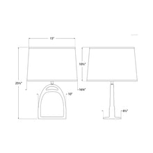 Load image into Gallery viewer, Westbury Table Lamp - line drawing.