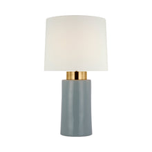 Load image into Gallery viewer, Xian Table Lamp in Sky Gray.