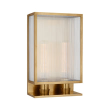 Load image into Gallery viewer, York Wall Light in Soft Brass (2-Light/Small).