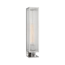 Load image into Gallery viewer, York Wall Light in Polished Nickel (1-Light/Large).