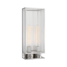 Load image into Gallery viewer, York Wall Light in Polished Nickel (2-Light/Large).