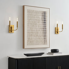 Load image into Gallery viewer, Brianna Double Bath Wall Light in living room.