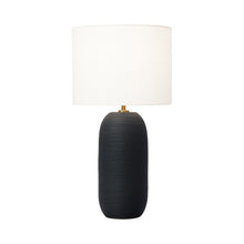 Load image into Gallery viewer, Fanny LED Table Lamp in Rough Black (Slim).