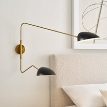 Load image into Gallery viewer, Jane Double Wall Light in Detail.