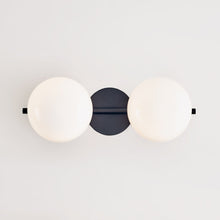 Load image into Gallery viewer, Lune LED Vanity Wall Light in Detail.