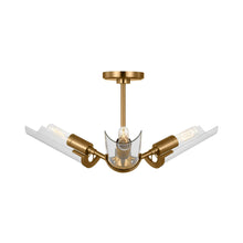 Load image into Gallery viewer, Mezzo Flush Mount Ceiling Light in Detail.