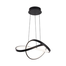 Load image into Gallery viewer, Vornado LED Chandelier in Black (20-Inch).