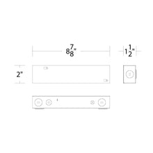 Load image into Gallery viewer, Aether Atomic Remote Power Supply - line drawing.