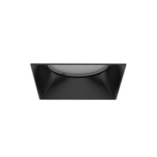 Load image into Gallery viewer, Aether Atomic Square Downlight Recessed Light in Black.