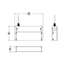 Load image into Gallery viewer, Remote Power Supply - line drawing.
