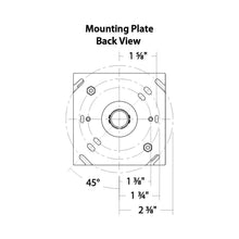 Load image into Gallery viewer, Trimless Junction Box Cover - line drawing.