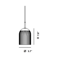 Load image into Gallery viewer, Ghost Pendant Light - line drawing.