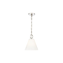 Load image into Gallery viewer, Alaric Pendant Light in Polished Nickel (10-Inch).