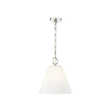 Load image into Gallery viewer, Alaric Pendant Light in Polished Nickel (14-Inch).