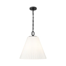 Load image into Gallery viewer, Alaric Pendant Light in Matte Black (18-Inch).