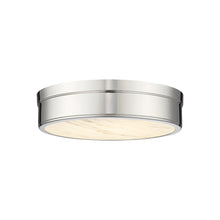 Load image into Gallery viewer, Anders LED Flush Mount Ceiling Light in Polished Nickel (1-Light).