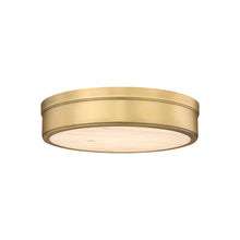 Load image into Gallery viewer, Anders LED Flush Mount Ceiling Light in Rubbed Brass (1-Light).