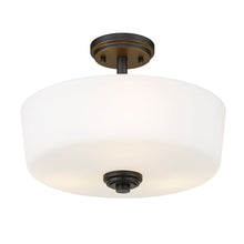 Load image into Gallery viewer, Arlington Semi Flush Mount Ceiling Light in Detail.