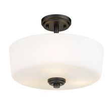 Load image into Gallery viewer, Arlington Semi Flush Mount Ceiling Light in Detail.