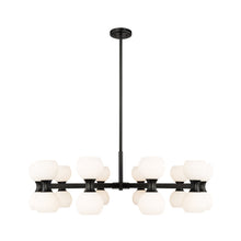 Load image into Gallery viewer, Artemis Chandelier in Matte Black (20-Light).