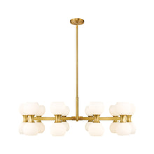 Load image into Gallery viewer, Artemis Chandelier in Modern Gold (20-Light).