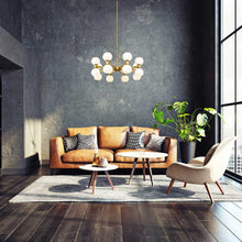 Load image into Gallery viewer, Artemis Chandelier in living room.