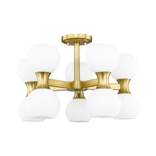 Load image into Gallery viewer, Artemis Semi Flush Mount Ceiling Light in Detail.
