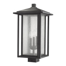 Load image into Gallery viewer, Aspen Outdoor Post Light in Black/Square Post Type (Large).