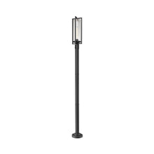 Load image into Gallery viewer, Aura Outdoor Lean Post Light in Detail.