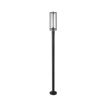 Load image into Gallery viewer, Aura Outdoor Lean Post Light in Detail.