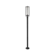 Load image into Gallery viewer, Aura Outdoor Lean Post Light in Detail.