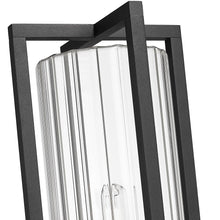 Load image into Gallery viewer, Aura Outdoor Lean Post Light in Detail.