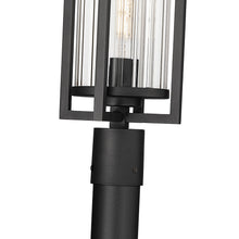 Load image into Gallery viewer, Aura Outdoor Lean Post Light in Detail.