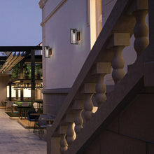 Load image into Gallery viewer, Aura Outdoor Wall Light in Outside Area.